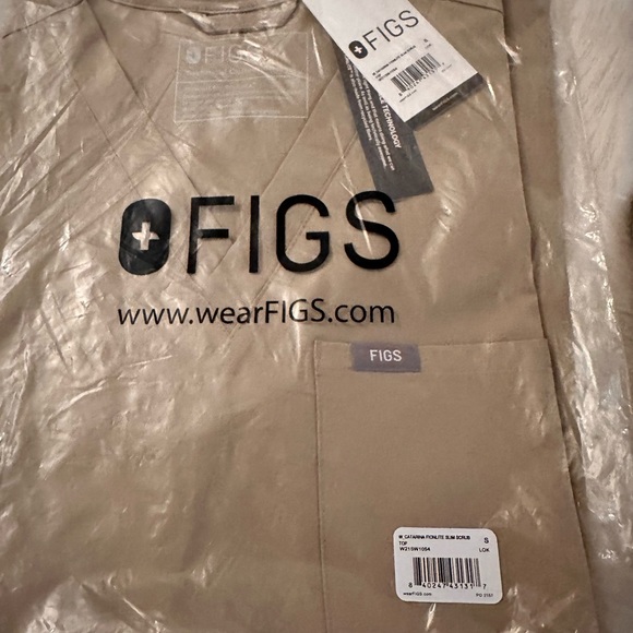 Figs Light Oak FIONLITE Small Slim Catarina & XS Petite Hi Waisted Joggers. - Picture 2 of 8